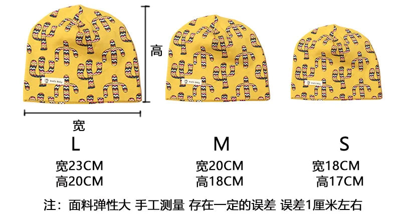 Autumn Winter Cotton Knit Children's Hat Collar 2 Set Boys and Girls Hats Set Baby Solid Color Scarf Cap two-piece