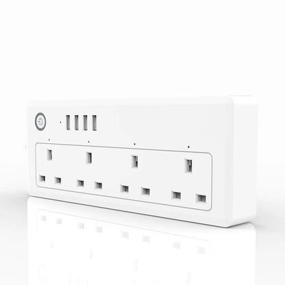 Smart socket WiFi Power Strip Multi Plug With 4 Plug 4USB Port Compatible With alexa google home Smart home Tuya Smart smartlife