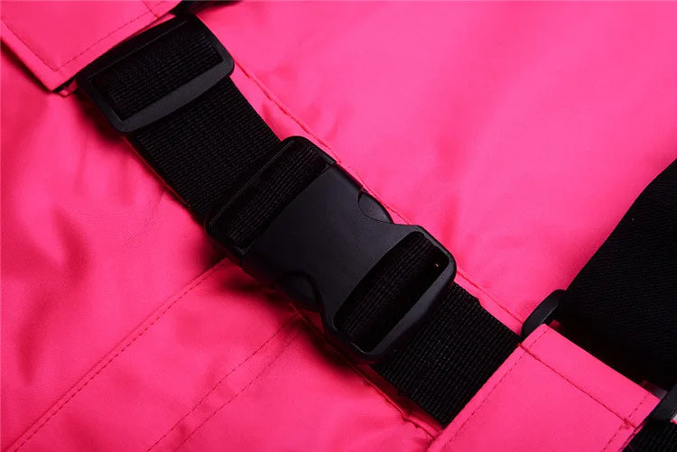 New Winter Thick Warm Skiing Pants Men Women Lovers Windproof Waterproof Suspender Trousers Snow Snowboard Pants Plus Size