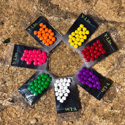 20pcs Carp Fishing Floating Fake Corn Tiger Nuts Pop Up Boilies Hair Rigs Maggot Bait Imitation Corn Artificial Bait Lures