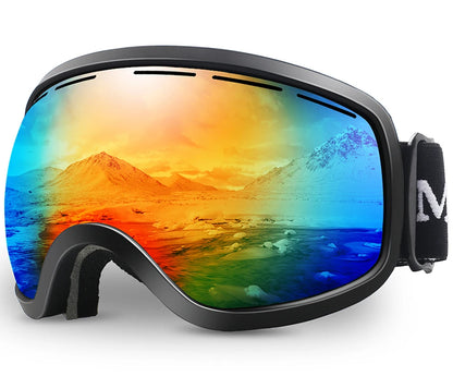 Ski Goggles,Winter Snow Sports with Anti-fog Double Lens ski mask glasses skiing men women snow goggles M3