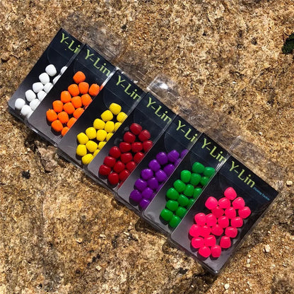 20pcs Carp Fishing Floating Fake Corn Tiger Nuts Pop Up Boilies Hair Rigs Maggot Bait Imitation Corn Artificial Bait Lures