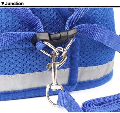 Reflective Cat Harness And Leash Set Nylon Mesh Kitten Puppy Dogs Vest Harness Leads Pet Clothes For Small Dogs Yorkies Pug
