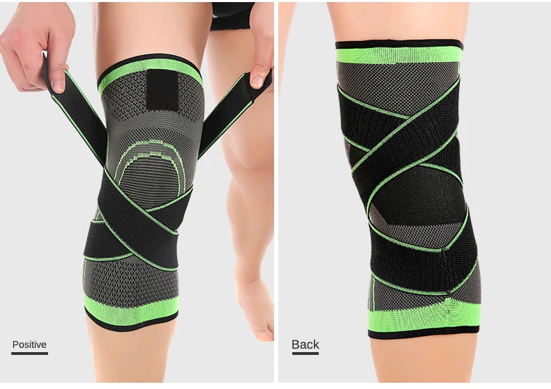Sports Fitness  Knee Pads Support Bandage Braces Elastic Nylon Sport Compression  Sleeve for Basketball