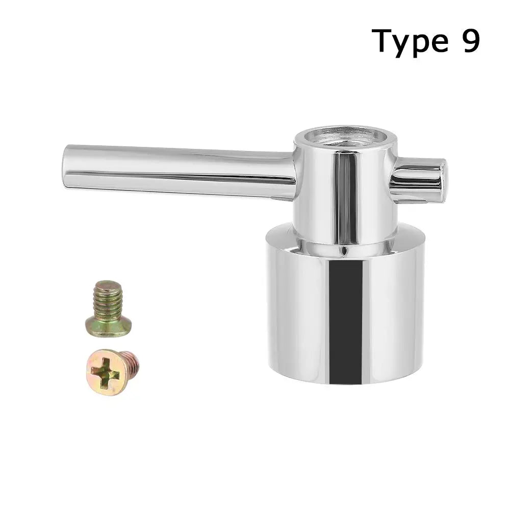 1Pcs Faucet Handle Triangle Valve Small Spout Dish Basin Handle Quick Open Valve Core Handwheel Faucet Switch Handle Bathroom