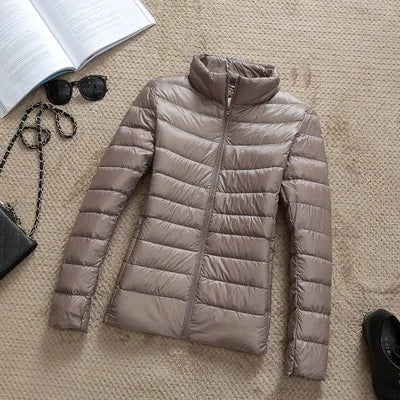 2025 New 90% White Duck Down Jacket Women Autumn Winter Warm Coat Lady Ultralight Duck Down Jacket Female Windproof Parka Tops