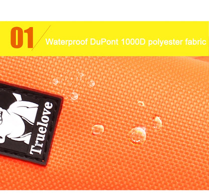 Truelove Dog  Jacket Summer Waterproof 1000D Polyester Fabric Reflective Hollowed Hole Network Medium Large Pet Products TLG2681