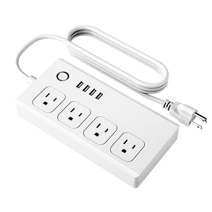 Smart socket WiFi Power Strip Multi Plug With 4 Plug 4USB Port Compatible With alexa google home Smart home Tuya Smart smartlife