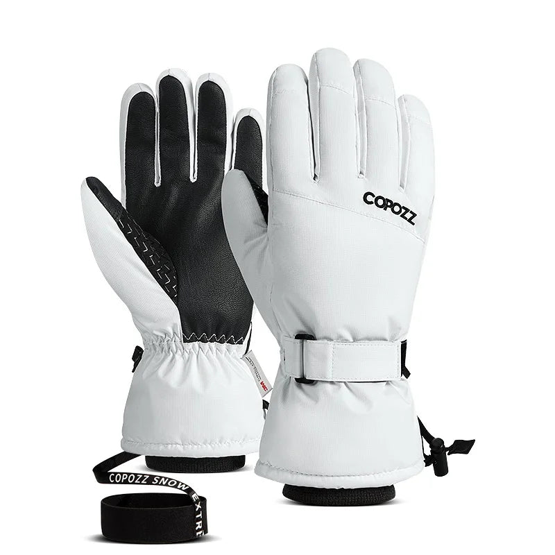 COPOZZ Men Women Ski Gloves Ultralight Waterproof Winter Warm Gloves Snowboard Gloves Motorcycle Riding Snow Windproof Gloves