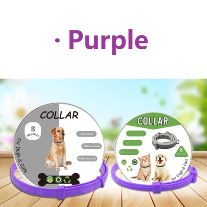 New 8 Month Dog Anti Flea And Tick Collar Dog Antiparasitic Collar Pet Accessories Cats Collars Pet Product Puppy Perro Supplies