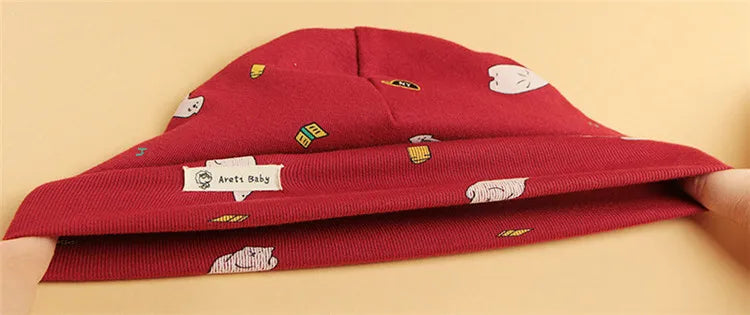 Autumn Winter Cotton Knit Children's Hat Collar 2 Set Boys and Girls Hats Set Baby Solid Color Scarf Cap two-piece