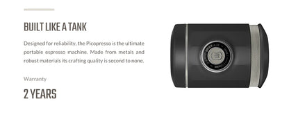 WACACO Picopresso Portable Espresso Maker, Specialty Coffee Machine, 18 Bar Pressure Travel Coffee,  Gift, New Year
