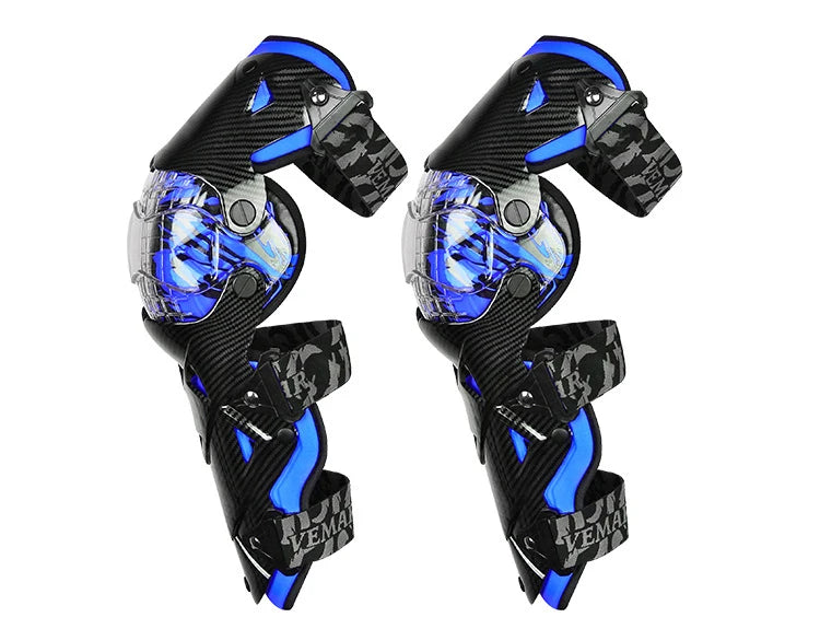 Red Motocross Knee Pads Motorcycle Knee Guard Moto Protection Motocross Equipment Motorcycle Knee Protector Safety Guards