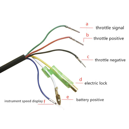 E-Bike Twist Throttle 36v 48v Speed Display Handlebar Throttle Universal Electric Scooter e-Cycling Accelerator Grip