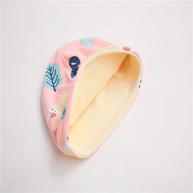 Autumn Winter Cotton Knit Children's Hat Collar 2 Set Boys and Girls Hats Set Baby Solid Color Scarf Cap two-piece