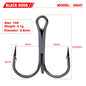 10pcs 35647 3/0#-14# High Carbon Steel Fishing Hook Barbed Treble Hooks Fishhooks Carp Fishing Tackle Round Bend For Bass