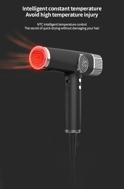 Top Selling 1800W High Power Brushless Professional Salon Hair Blower Dryer BLDC Motor High Speed Negative Ionic Hair Dryer