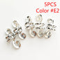 5Pcs Golden Silver Viking Spiral Charms Hair tubes Braid Dread Dreadlock Beads Clips Cuffs Rings Jewelry Hair Accessories woman