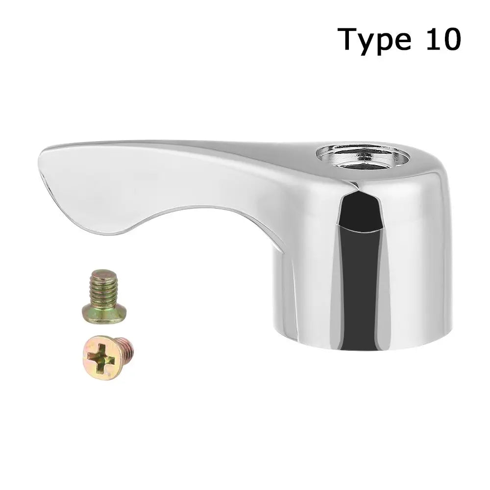 1Pcs Faucet Handle Triangle Valve Small Spout Dish Basin Handle Quick Open Valve Core Handwheel Faucet Switch Handle Bathroom