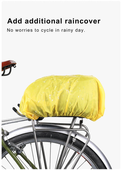 Rhinowalk Bicycle Pannier Bag Multifunctional Bike Rack Bag Trunk Saddle Cycling Large Capacity Travel Bag MTB With Rain Cover