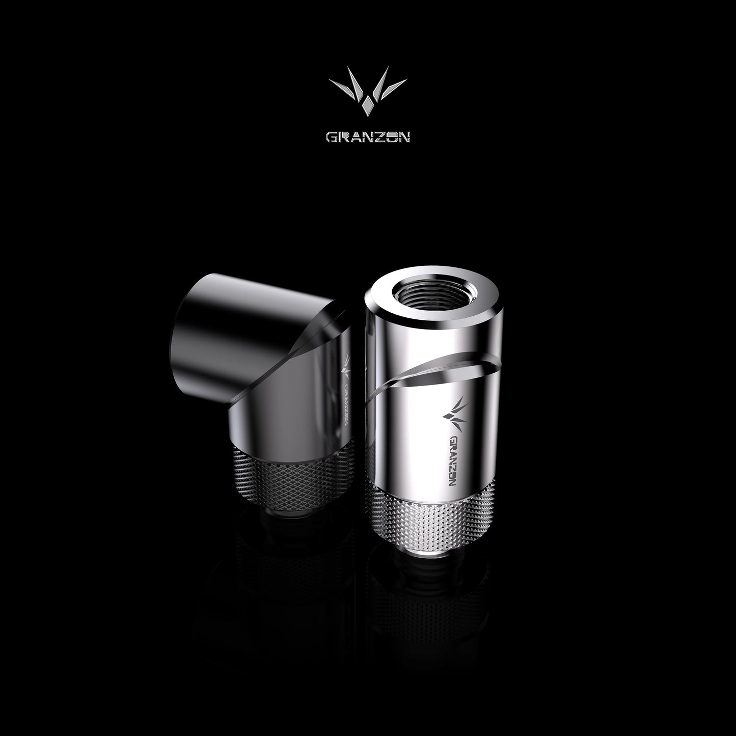 Bykski Granzon Fittings 4pcs/Lot , Adaptor G1/4 Rotary Connector Revolvable for PC Water Cooling System , GD-SK GD-X GD-90 GD-45