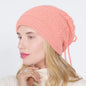 fashion women stretchy knitted Skullies Beanies Hat solid snood scarf warm Beanie For womem Autumn winter Female Beanie cap