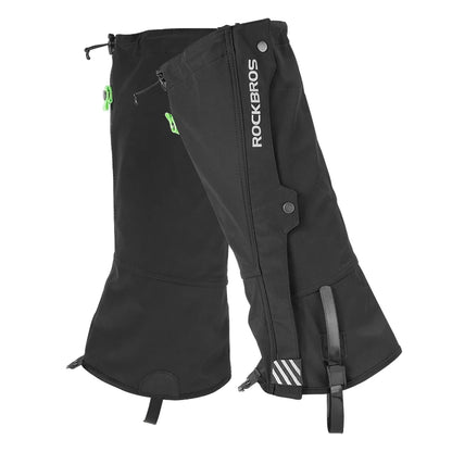 ROCKBROS Outdoor Waterproof Legging Gaiters Hiking Skiing Trekking Desert Leg Cover Boots Shoes Covers Legs Protection Guard