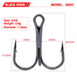 10pcs 35647 3/0#-14# High Carbon Steel Fishing Hook Barbed Treble Hooks Fishhooks Carp Fishing Tackle Round Bend For Bass