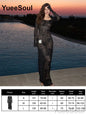 Halloween Gothic Grunge Punk Women Dress Long Sleeve Lace Slim Black Dresses 2025 New Y2K Harajuku Lolita Fairy Core Party Dress