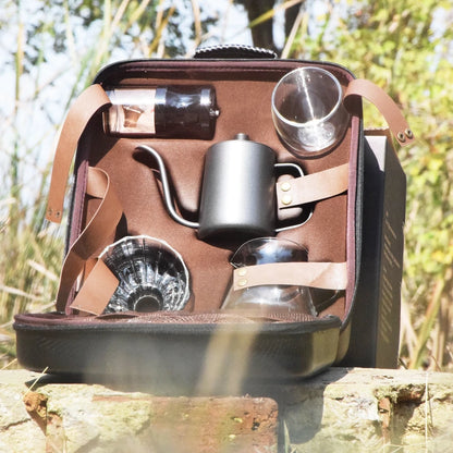 Luxury Coffee Gift Box Set Grinder Hand Pot Glass Drip Filter Household Coffee Coffee Christmas Gift Coffeeware