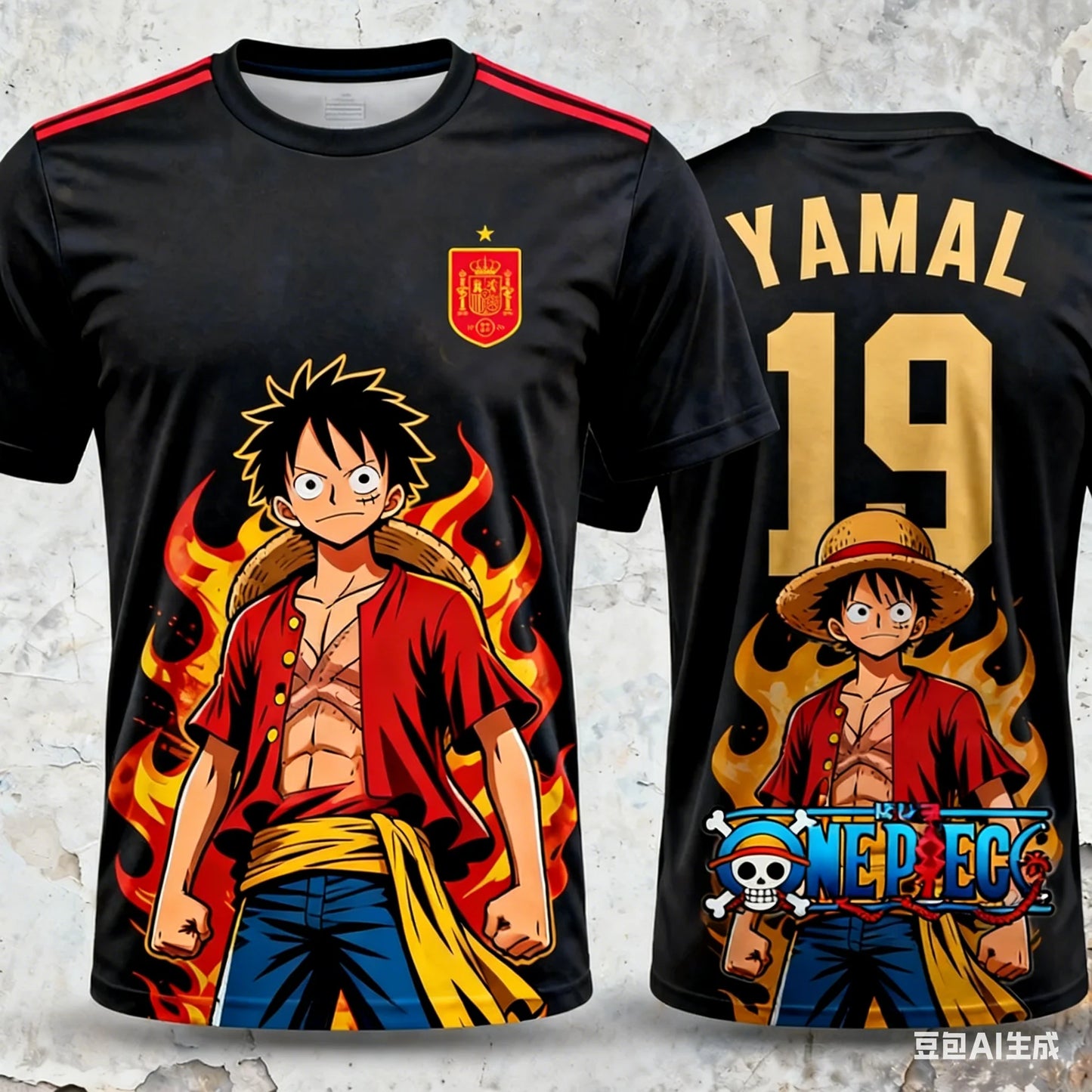 2026 New Arrival - Special Edition "One Dragon" Spanish Football Jersey - Round-neck Top - Suitable for Children's Football Spor