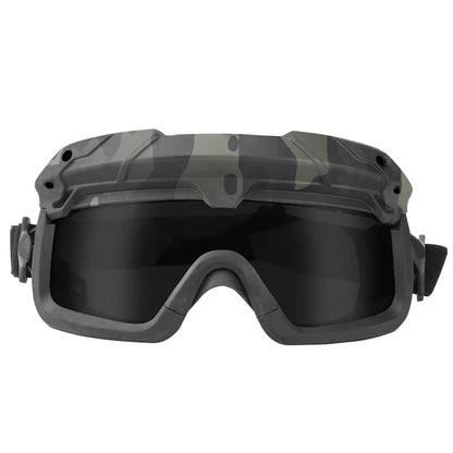 Sports Sunglasses for Men Women 2 Modes Airsoft Goggles Riding Eye Protection for Hiking Paintball Hunting Gear