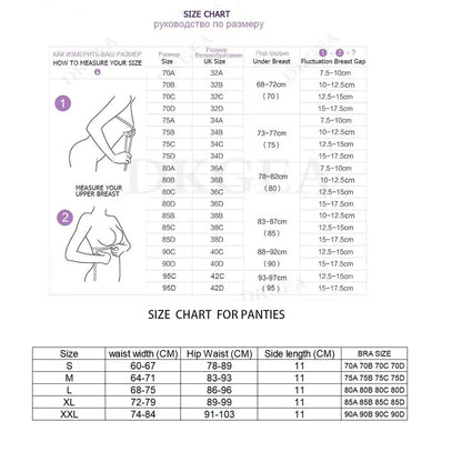 Sexy Lingerie Women Lace Transparent Underwear Embroidery Brief Set Delicate Bra Push Up Lace Gathered Edge Bra and Panty Set