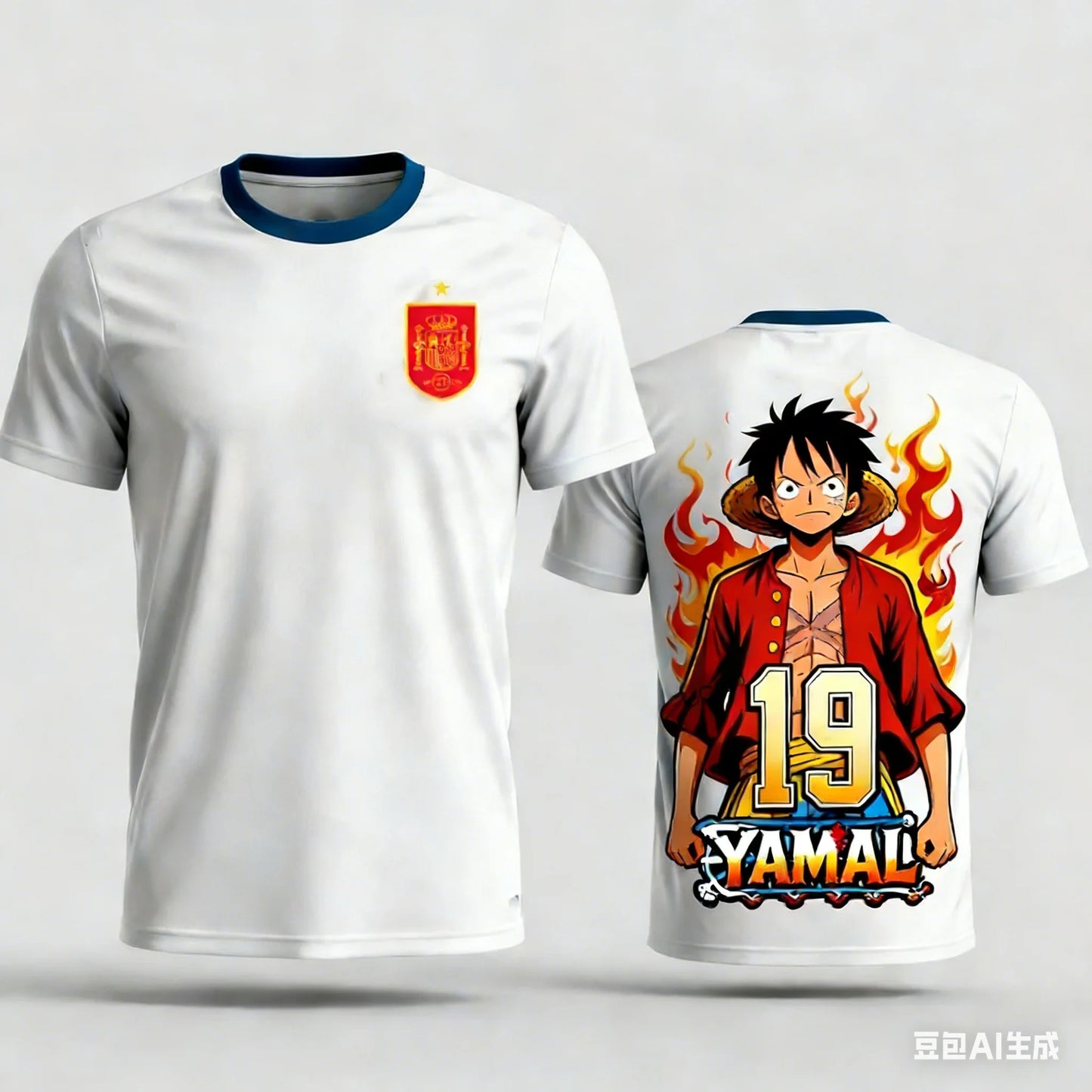 2026 New Arrival - Special Edition "One Dragon" Spanish Football Jersey - Round-neck Top - Suitable for Children's Football Spor