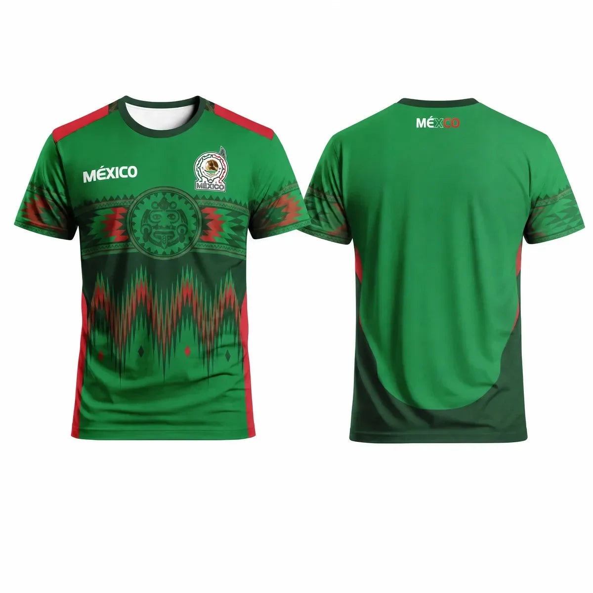 Mexico Graphic Tee for Men Women 2026 3D Printed T Shirt Short Sleeve Loose Fit Casual Streetwear Sports Unisex Top