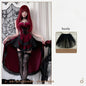 Sexy Lingerie Cosplay Dark Gothic Halloween Costume Ladies Dress Dovetail Witch Vampire Bride Performance Costume Red Suit