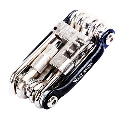 WEST BIKING 11 in 1 Bicycle Repair Tool  Multifunction Bicycle Repair Set  MTB Road Bike Repair Tools Kit  Wrench Screwdriver