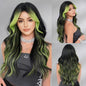 Synthetic Short Lolita Cosplay Christmas Halloween Bob Brown Blonde LM Wig With Long Curly Ponytail Natural Fake Hair for Women
