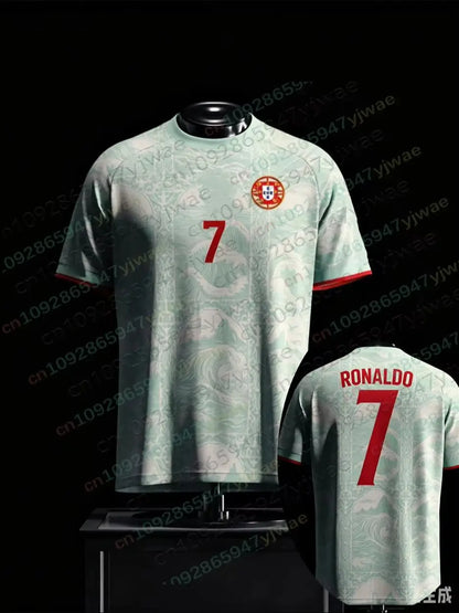 2026 Ronaldo Fan Edition Football jersey Lightweight Breathable Sportswear Top Outdoor Training Tee Summer Men's T-shirt