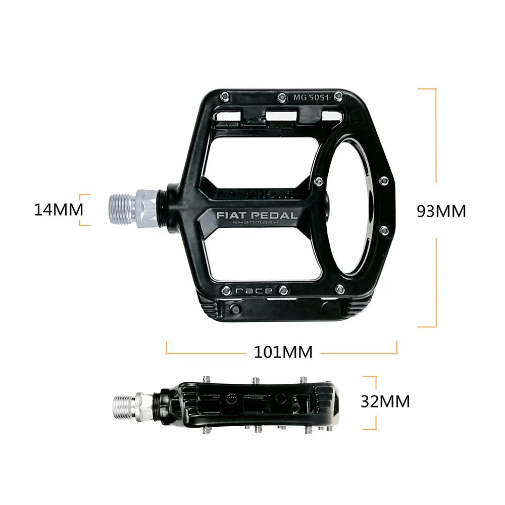 SHANMASHI5051 Magnesium alloy mountain bicycle pedal road bike wide comfortable non-slip pedal