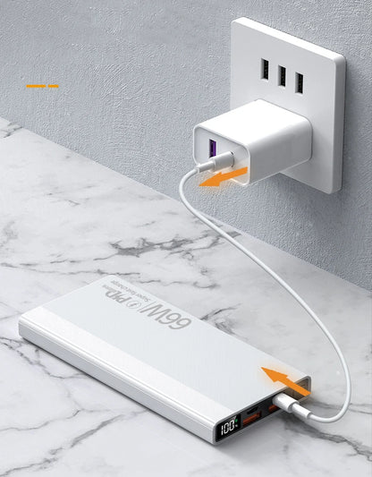 Power Bank 30000mAh 66W Fast Charging Powerbank Portable Charger External Battery Pack For iPhone 15 14 13 Huawei Xiaomi Samsung