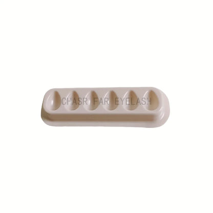 50PCS=1BOX Self Adhering Eyelash Extension Lash Glue Tray Wells Fan maker Private Label  Available