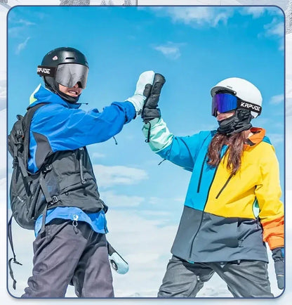 Kapvoe Photochromic Ski Goggles Magnetic Anti-Fog Lenses UV400 Protection Men Women Ski Goggles Winter Sports Eyewear