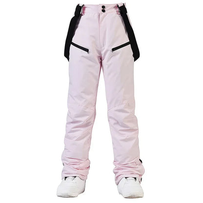 Women's and Men's Ski Pants Windproof Waterproof Snowboarding Pants Winter Outdoor Warm Snow Sports Pants Men Women Skiing