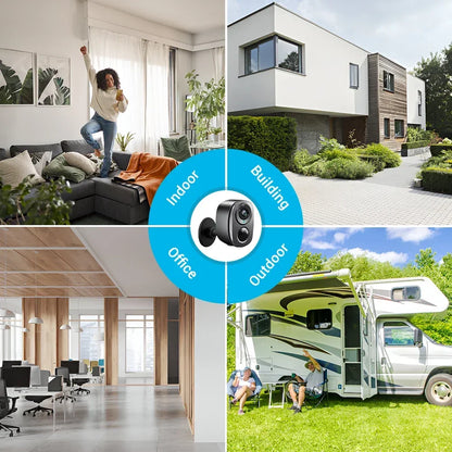 5MP 4G Solar Security Camera 2.4G WiFi Wireless Outdoor Color Night Vision Battery Powered Support PIR Waterproof Two-Way Audio