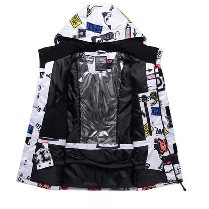 Ski Suit Men And Women Super Warm Thicken Waterproof Windproof Winter Snow Suits Skiing And Snowboarding Jackets + Pants Brands