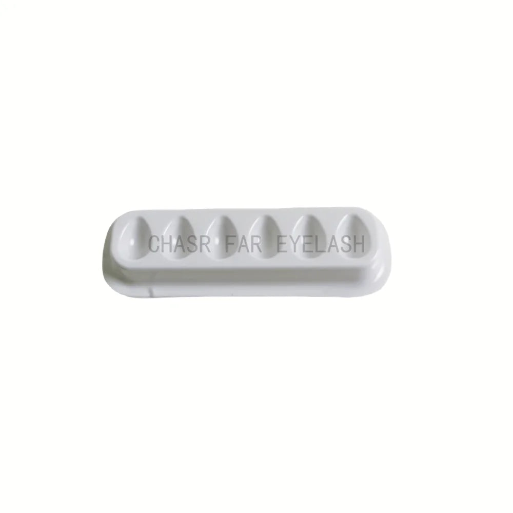50PCS=1BOX Self Adhering Eyelash Extension Lash Glue Tray Wells Fan maker Private Label  Available