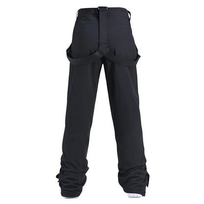 Cheap Women's and Men's Ice Snow Pants Outdoor Snowboarding Clothing Strap Trousers Skiing Suit Wear 10K Waterproof
