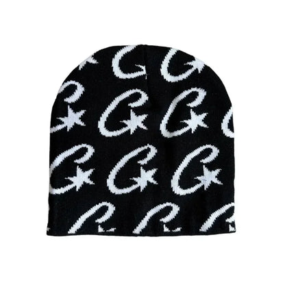 Couple Knitted Caps Hip-hop Trendy Beanie Hat 2024 Letter Jacquard Women Male Winter Hot Girl Warm Knitted Hat Balaclava Beanies