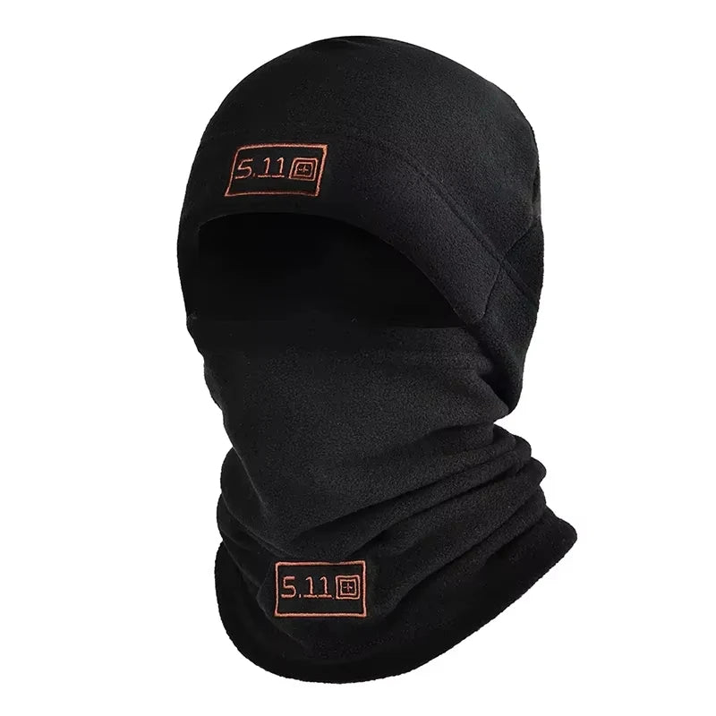 New Tactical Fleece Hat&Scarf Set Thermal Head Cover Winter Warm Balaclava Face Mask Sports Cycling Bonnet Neck Protector